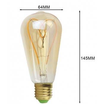 dimensions ampoule filament coeur